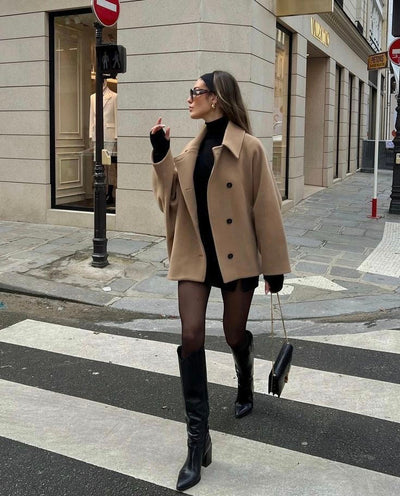 Lenora | Oversized wool coat
