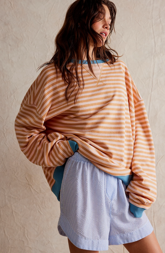 Mira | Striped Oversized Sweater