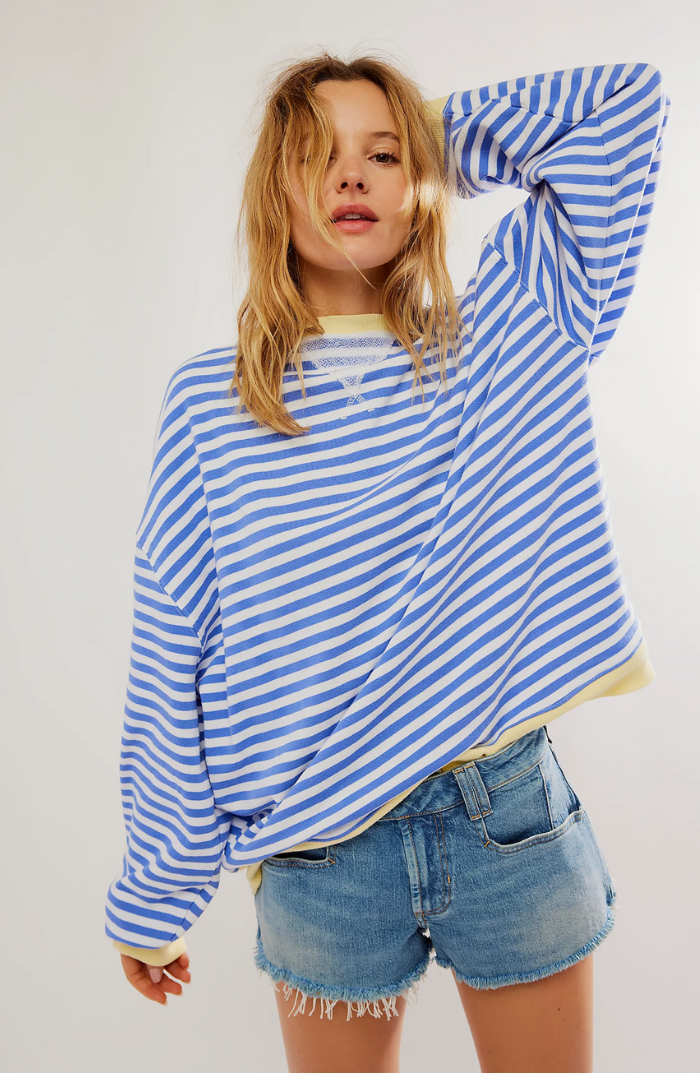 Mira | Striped Oversized Sweater