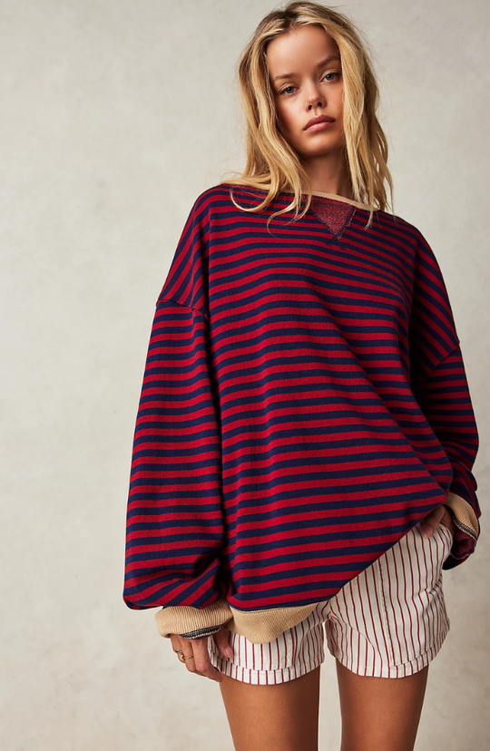 Mira | Striped Oversized Sweater