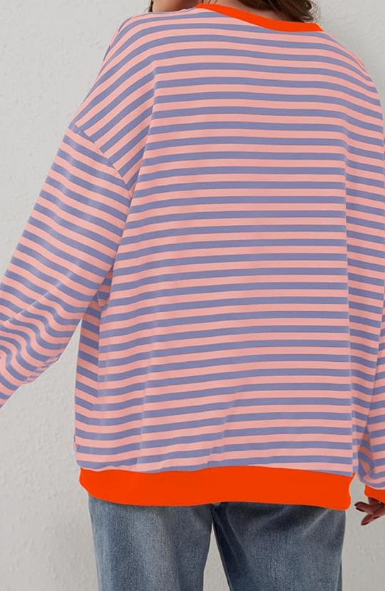 Mira | Striped Oversized Sweater