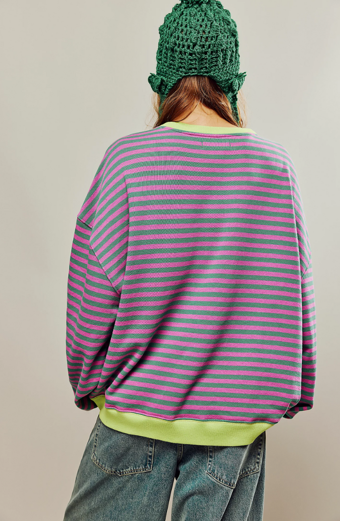 Mira | Striped Oversized Sweater