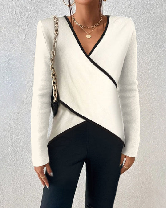 Meli | Elegant V-neck Sweater