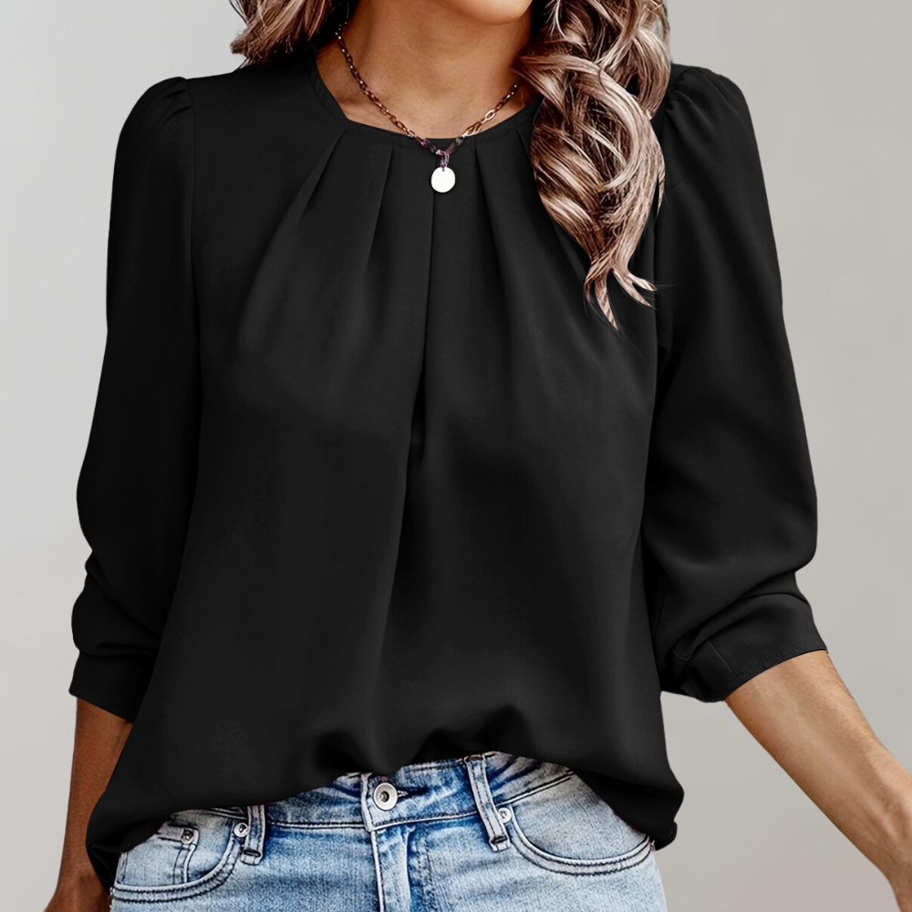 Olivia | Elegant Women's Blouse With Puff Sleeves