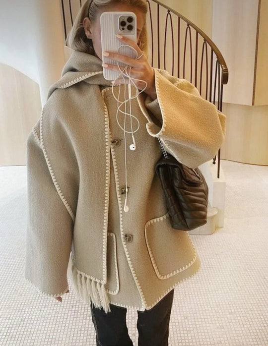 Yaya | Scarf Coat 